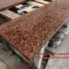 Vanga Czerwone / brązowe kamienne granitowe parapety blaty schody