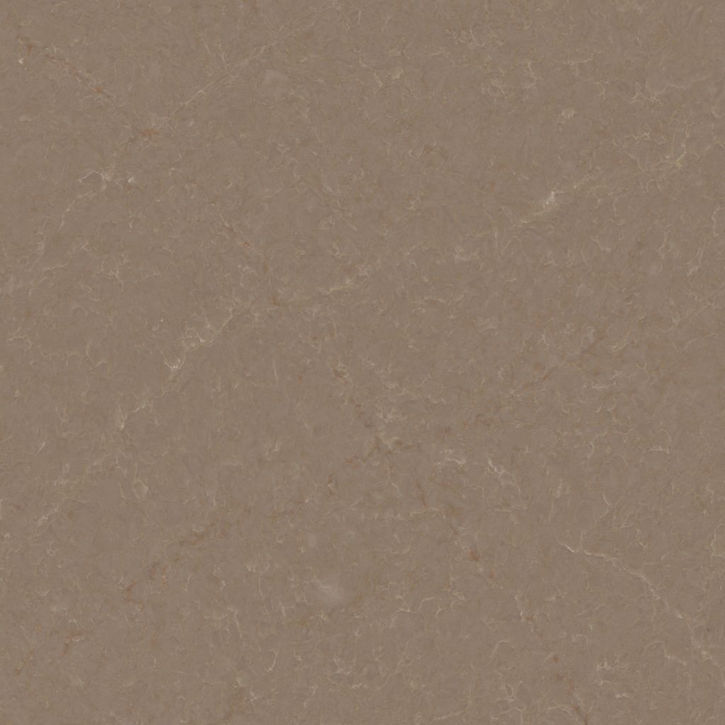 Perlado Bronze Technistone – kremowo-brązowy konglomerat kwarcowy na blaty kuchenne, łazienkowe i parapety